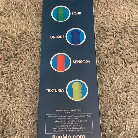 NEW Bunmo Textured Stretchy Fidget Strings - Picture 3 of 3